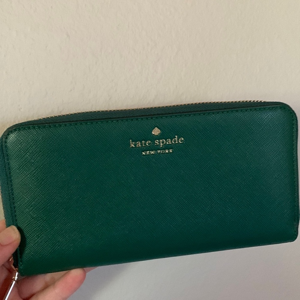Kate Spade ♠️ large continental wallet - deep jade